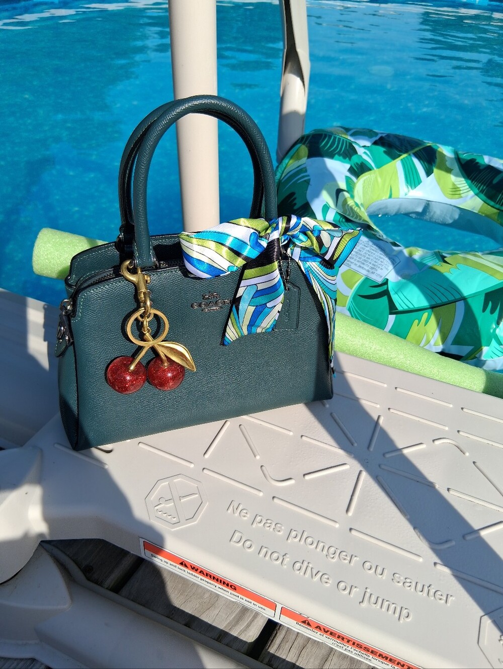 Coach Mini Lillie Carryall- Structured Leather Shoulder Bag